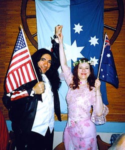 PRODOS of Australia and Sydney Kendall of the USA get married under SARA, March 14, 2004 in Melbourne